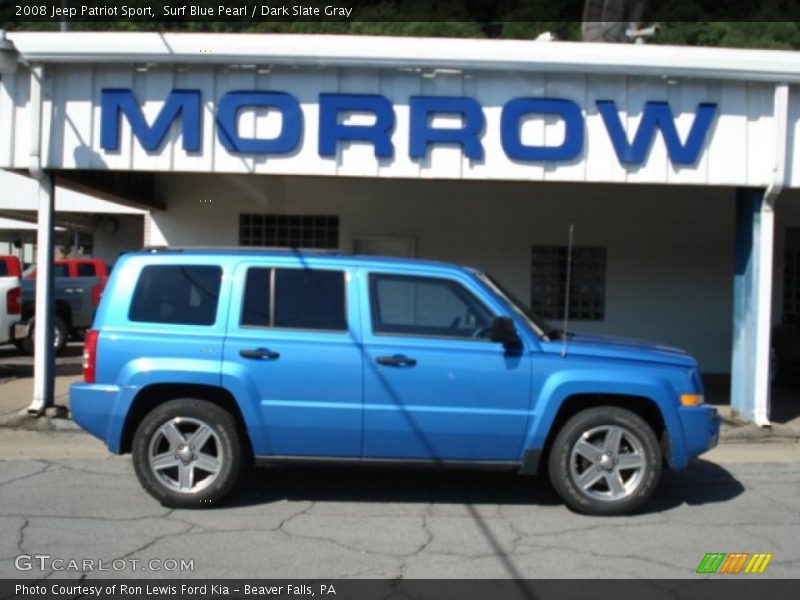 Surf Blue Pearl / Dark Slate Gray 2008 Jeep Patriot Sport