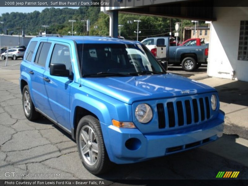 Surf Blue Pearl / Dark Slate Gray 2008 Jeep Patriot Sport