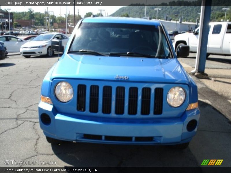 Surf Blue Pearl / Dark Slate Gray 2008 Jeep Patriot Sport