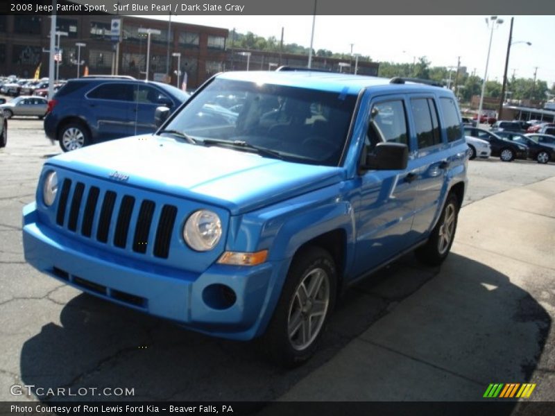 Surf Blue Pearl / Dark Slate Gray 2008 Jeep Patriot Sport