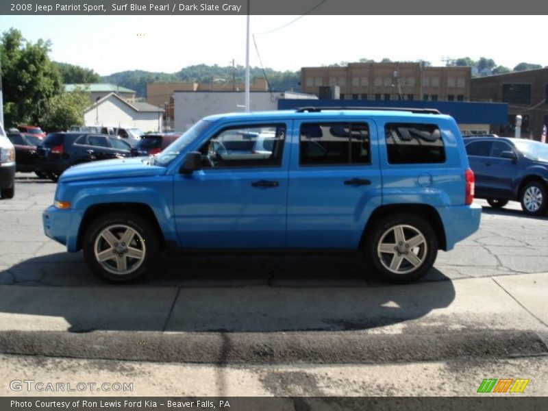 Surf Blue Pearl / Dark Slate Gray 2008 Jeep Patriot Sport