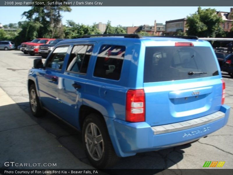 Surf Blue Pearl / Dark Slate Gray 2008 Jeep Patriot Sport