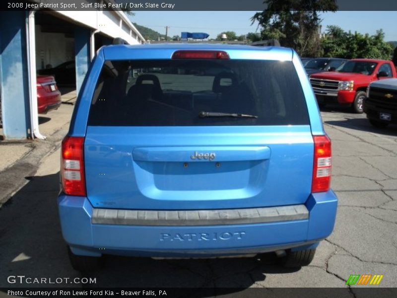 Surf Blue Pearl / Dark Slate Gray 2008 Jeep Patriot Sport
