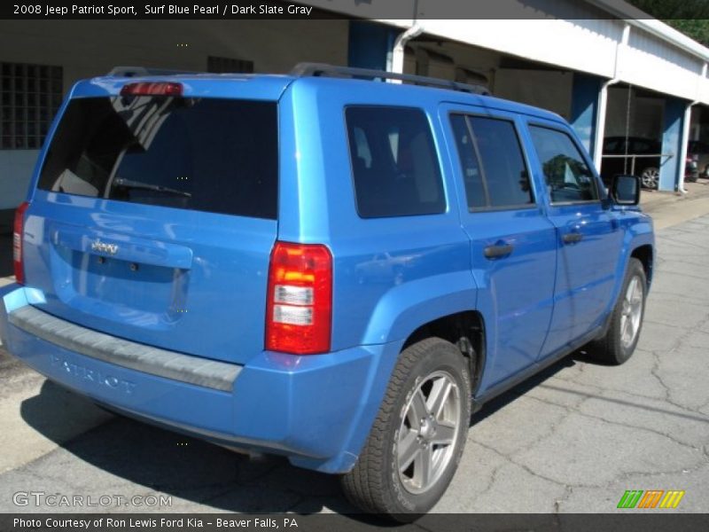 Surf Blue Pearl / Dark Slate Gray 2008 Jeep Patriot Sport