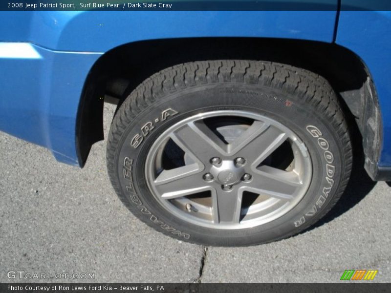 Surf Blue Pearl / Dark Slate Gray 2008 Jeep Patriot Sport