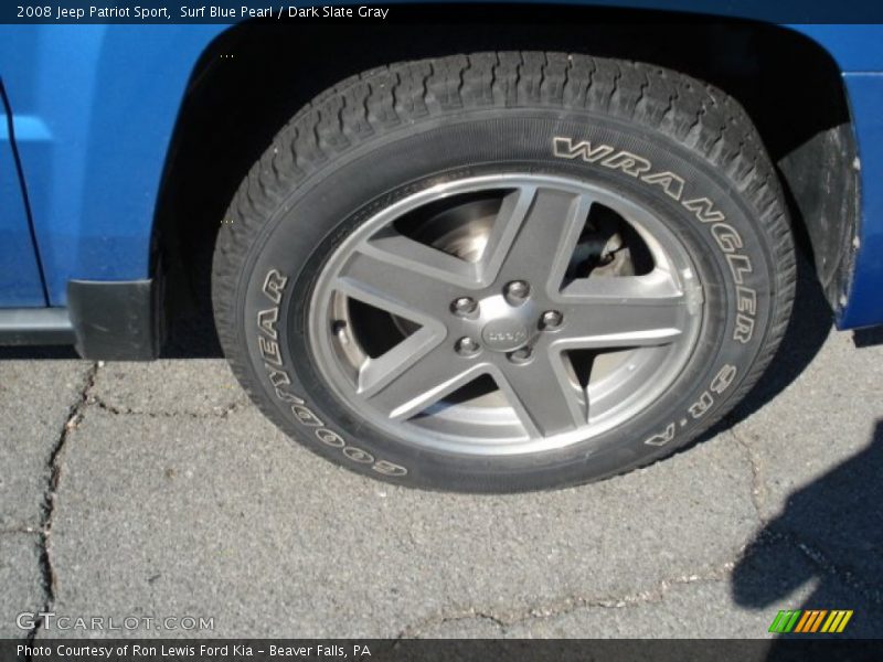 Surf Blue Pearl / Dark Slate Gray 2008 Jeep Patriot Sport