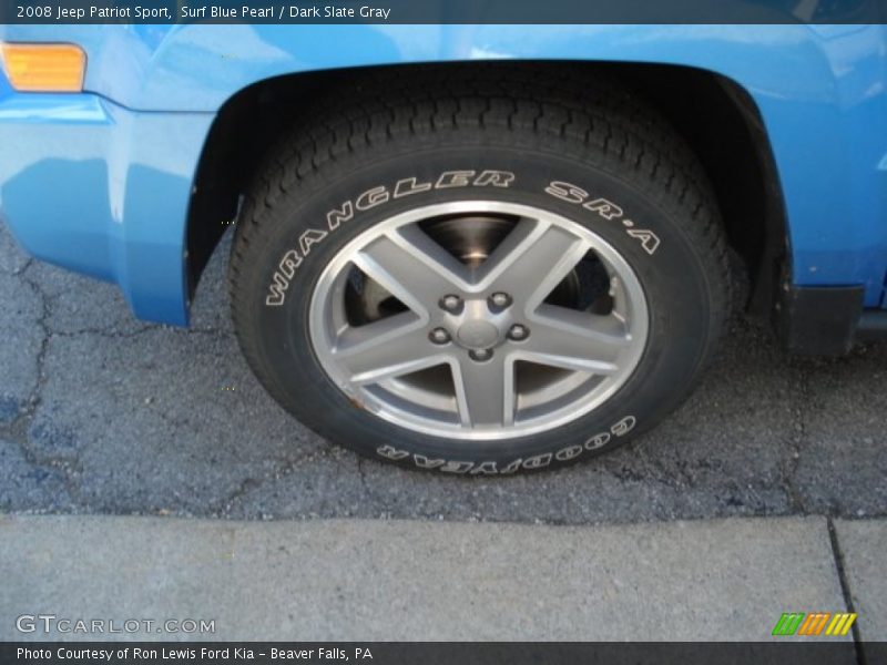 Surf Blue Pearl / Dark Slate Gray 2008 Jeep Patriot Sport