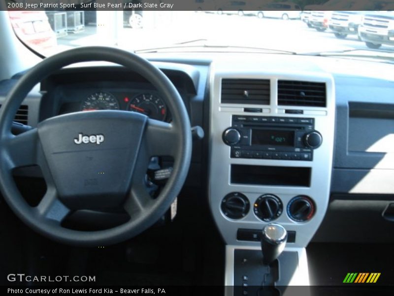 Surf Blue Pearl / Dark Slate Gray 2008 Jeep Patriot Sport