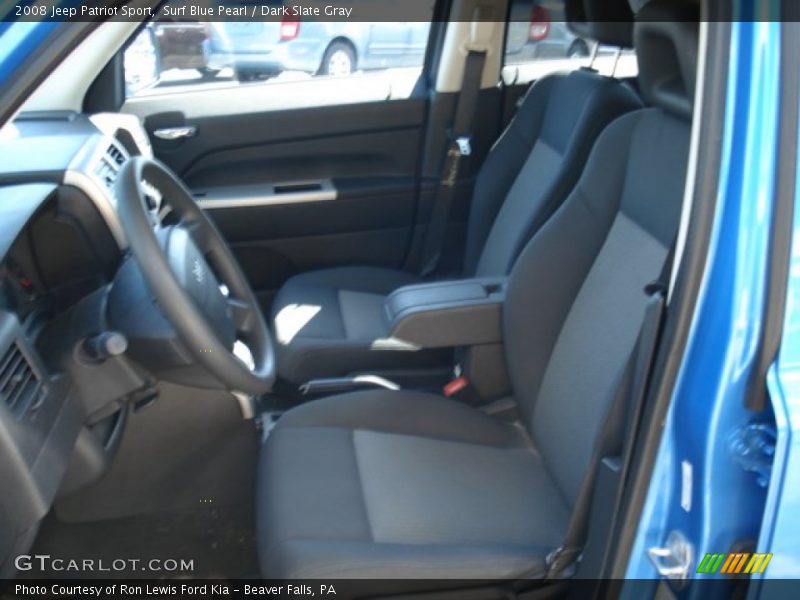 Surf Blue Pearl / Dark Slate Gray 2008 Jeep Patriot Sport