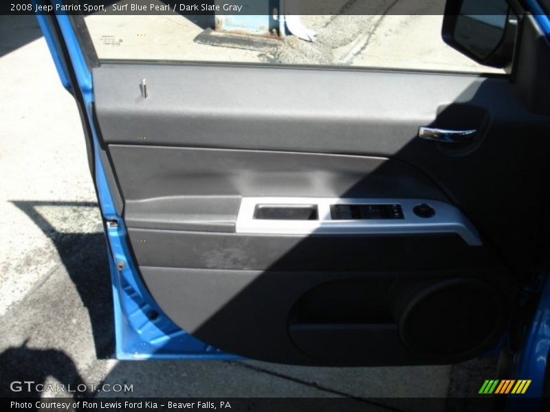 Surf Blue Pearl / Dark Slate Gray 2008 Jeep Patriot Sport
