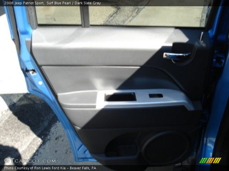 Surf Blue Pearl / Dark Slate Gray 2008 Jeep Patriot Sport