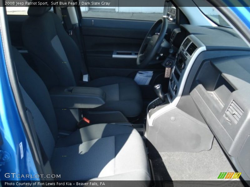Surf Blue Pearl / Dark Slate Gray 2008 Jeep Patriot Sport