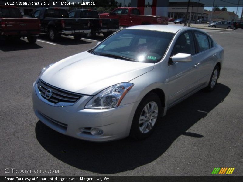Brilliant Silver / Charcoal 2012 Nissan Altima 2.5 S