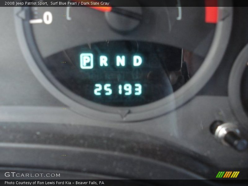 Surf Blue Pearl / Dark Slate Gray 2008 Jeep Patriot Sport