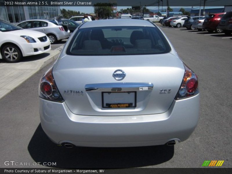 Brilliant Silver / Charcoal 2012 Nissan Altima 2.5 S