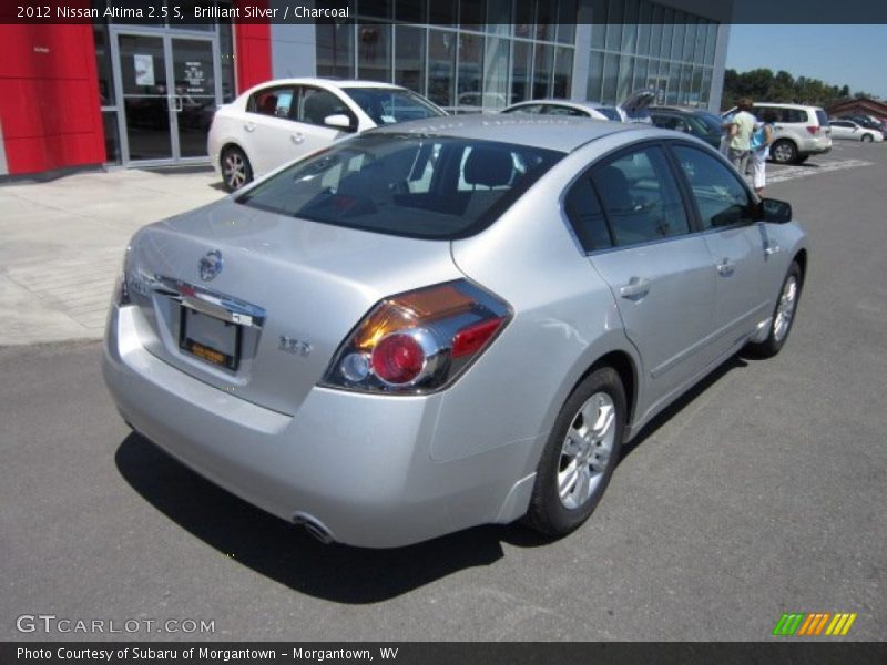 Brilliant Silver / Charcoal 2012 Nissan Altima 2.5 S