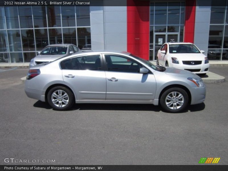 Brilliant Silver / Charcoal 2012 Nissan Altima 2.5 S