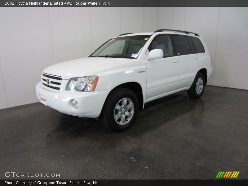 Super White / Ivory 2002 Toyota Highlander Limited 4WD