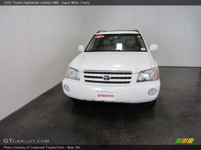 Super White / Ivory 2002 Toyota Highlander Limited 4WD