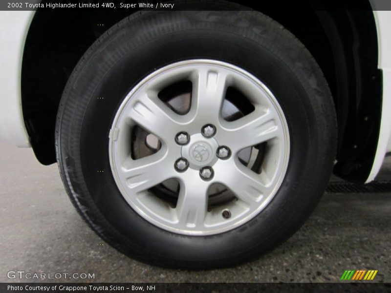Super White / Ivory 2002 Toyota Highlander Limited 4WD