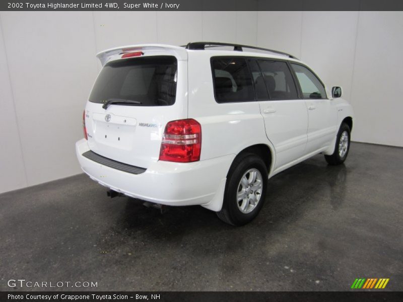 Super White / Ivory 2002 Toyota Highlander Limited 4WD