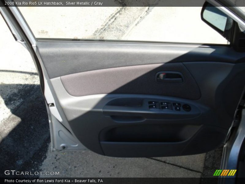 Silver Metallic / Gray 2008 Kia Rio Rio5 LX Hatchback