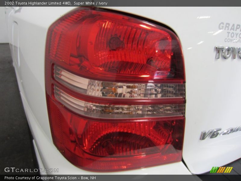 Super White / Ivory 2002 Toyota Highlander Limited 4WD