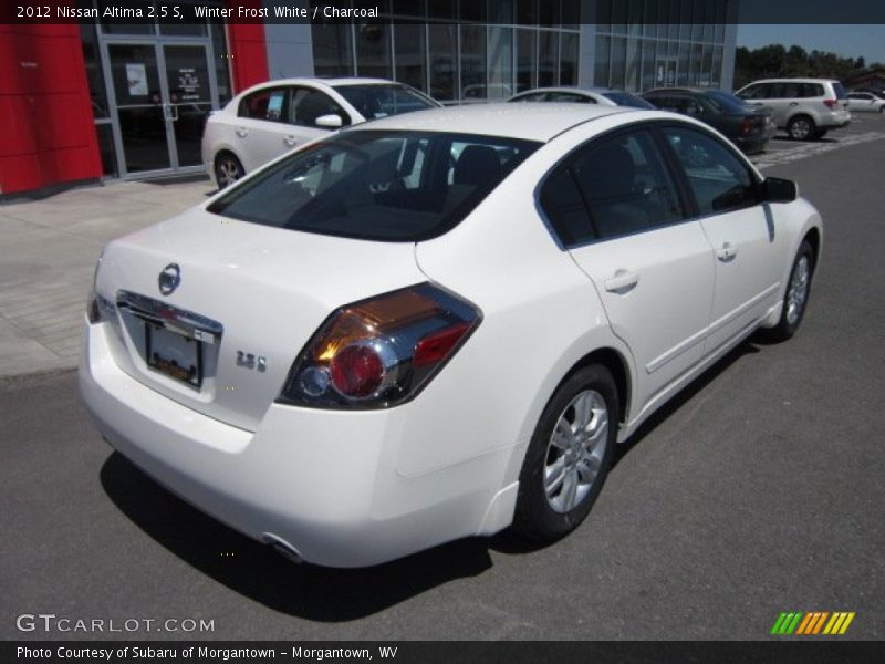 Winter Frost White / Charcoal 2012 Nissan Altima 2.5 S