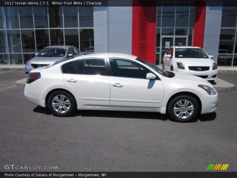 Winter Frost White / Charcoal 2012 Nissan Altima 2.5 S