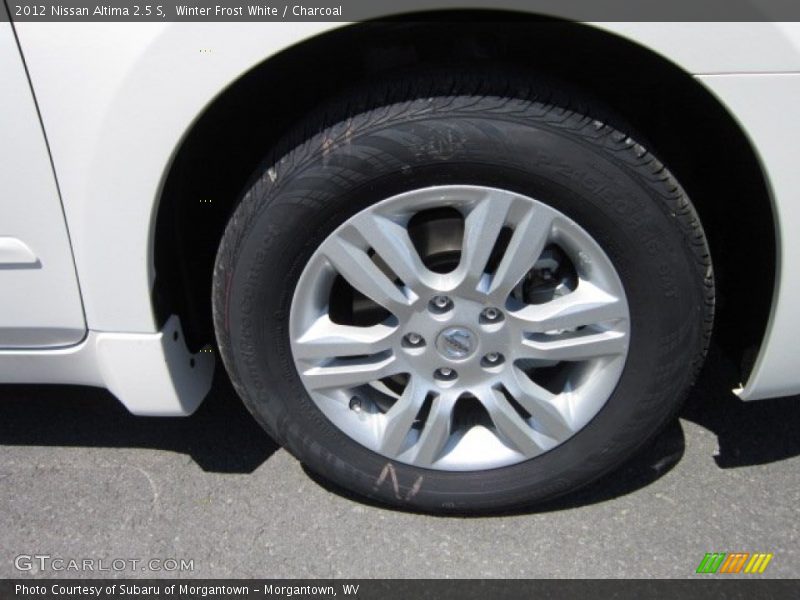Winter Frost White / Charcoal 2012 Nissan Altima 2.5 S