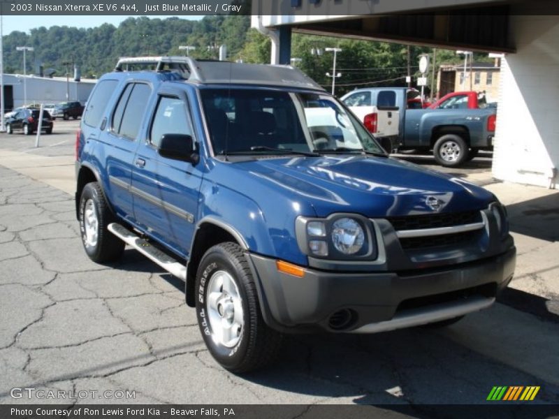Just Blue Metallic / Gray 2003 Nissan Xterra XE V6 4x4