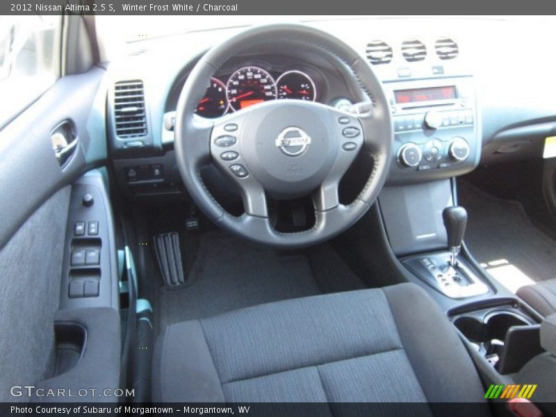 Winter Frost White / Charcoal 2012 Nissan Altima 2.5 S