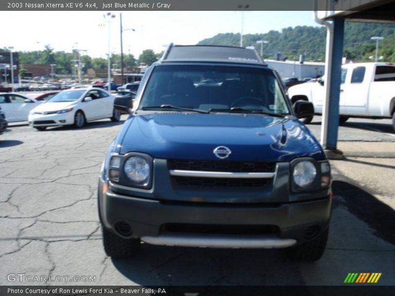 Just Blue Metallic / Gray 2003 Nissan Xterra XE V6 4x4