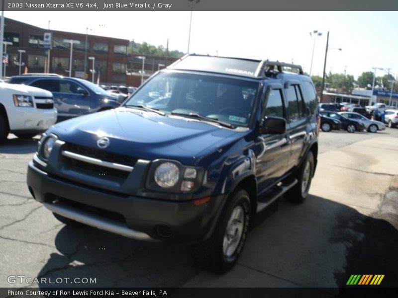 Just Blue Metallic / Gray 2003 Nissan Xterra XE V6 4x4