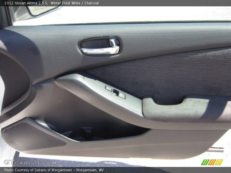 Winter Frost White / Charcoal 2012 Nissan Altima 2.5 S