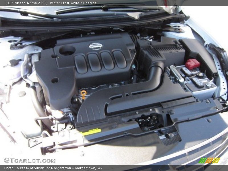 Winter Frost White / Charcoal 2012 Nissan Altima 2.5 S