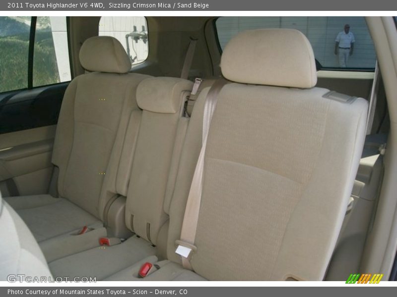 Sizzling Crimson Mica / Sand Beige 2011 Toyota Highlander V6 4WD