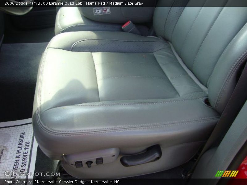 Flame Red / Medium Slate Gray 2006 Dodge Ram 3500 Laramie Quad Cab