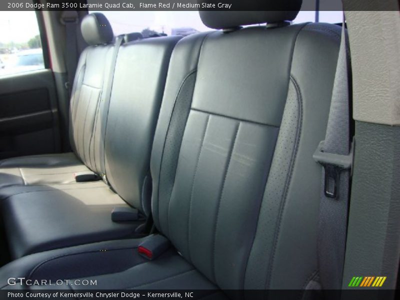 Flame Red / Medium Slate Gray 2006 Dodge Ram 3500 Laramie Quad Cab