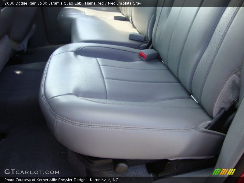 Flame Red / Medium Slate Gray 2006 Dodge Ram 3500 Laramie Quad Cab