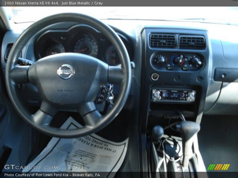 Just Blue Metallic / Gray 2003 Nissan Xterra XE V6 4x4