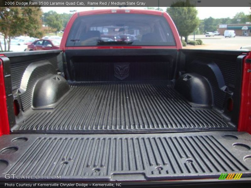 Flame Red / Medium Slate Gray 2006 Dodge Ram 3500 Laramie Quad Cab