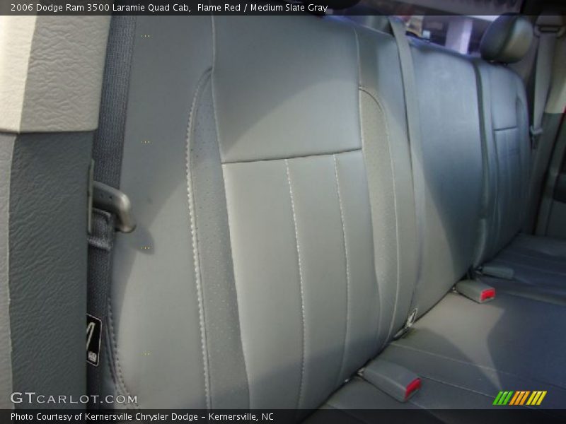 Flame Red / Medium Slate Gray 2006 Dodge Ram 3500 Laramie Quad Cab