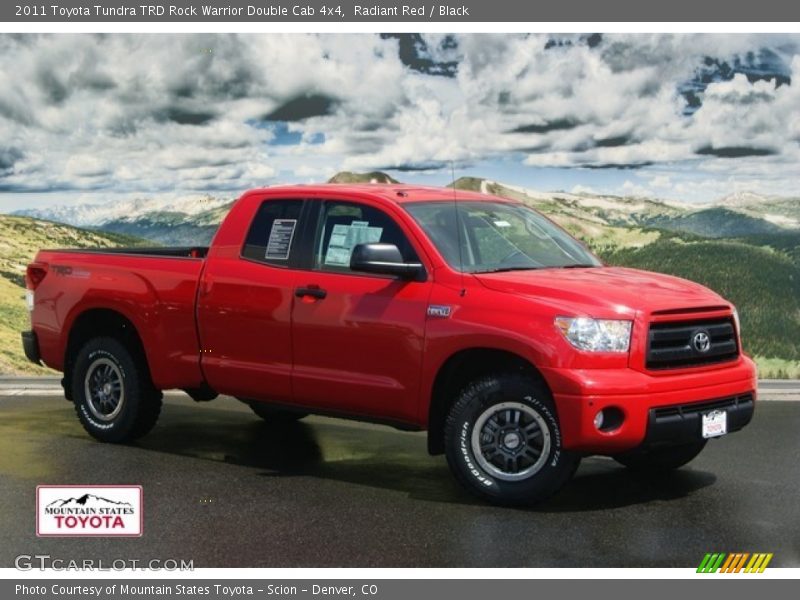 Radiant Red / Black 2011 Toyota Tundra TRD Rock Warrior Double Cab 4x4