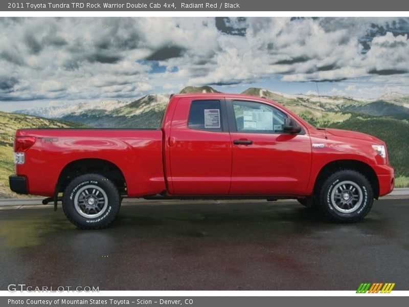 Radiant Red / Black 2011 Toyota Tundra TRD Rock Warrior Double Cab 4x4