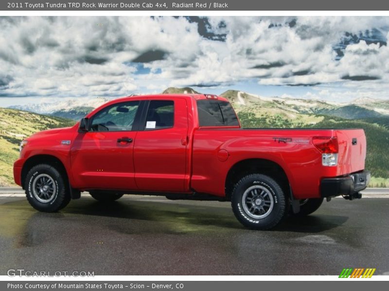 Radiant Red / Black 2011 Toyota Tundra TRD Rock Warrior Double Cab 4x4