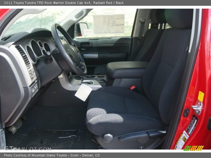 Radiant Red / Black 2011 Toyota Tundra TRD Rock Warrior Double Cab 4x4