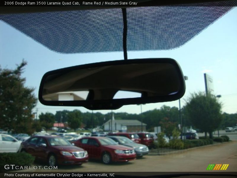 Flame Red / Medium Slate Gray 2006 Dodge Ram 3500 Laramie Quad Cab