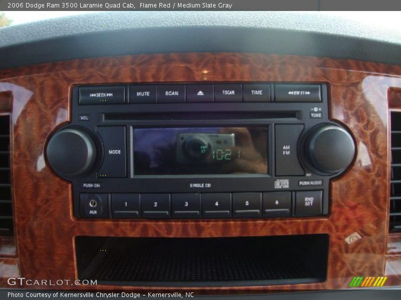 Flame Red / Medium Slate Gray 2006 Dodge Ram 3500 Laramie Quad Cab