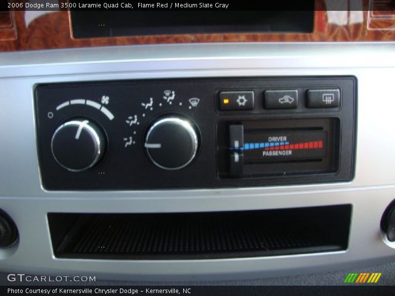 Flame Red / Medium Slate Gray 2006 Dodge Ram 3500 Laramie Quad Cab